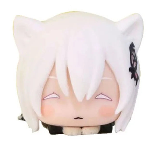 4CM Anime Re:Zero kara Hajimeru Isekai Seikatsu Kawaii Rem Emilia Ram Cute Cat Ears Lying Model Action Figure Toys PVC Doll