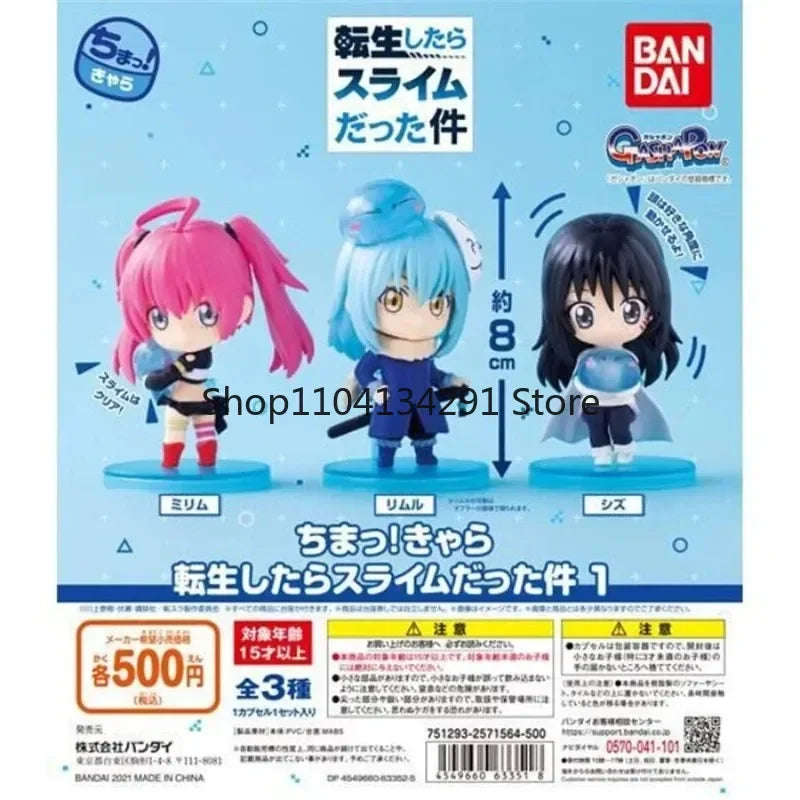 Original BANDAI Gashapon That Time I Got Reincarnated As A Slime Anime Figure Milim Nava Action Figure Toys for Children Gifts