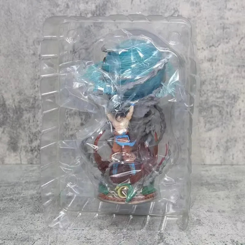 Hot 23cm Dragon Ball Anime Figure Goku Super Genki Bomb Luminous Figures Dbz Gk Figurine Pvc Statue Model Collectible Gifts