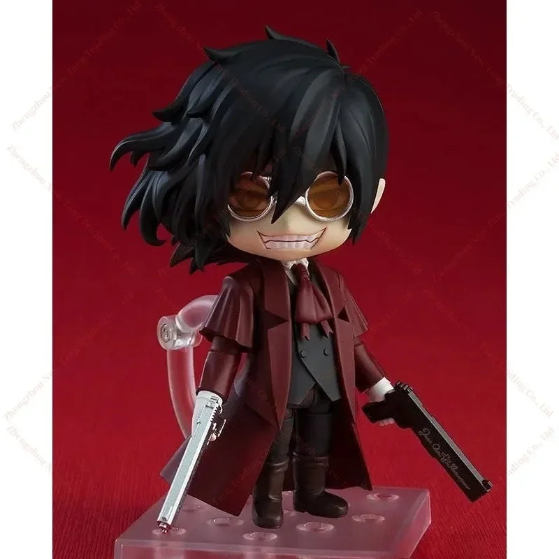 Original Anime Doll Hellsing Ultimate OVA Series Alucard Anime Figure Toys Kwaii Q Ver. Action Figurine Doll PVC Model Collector
