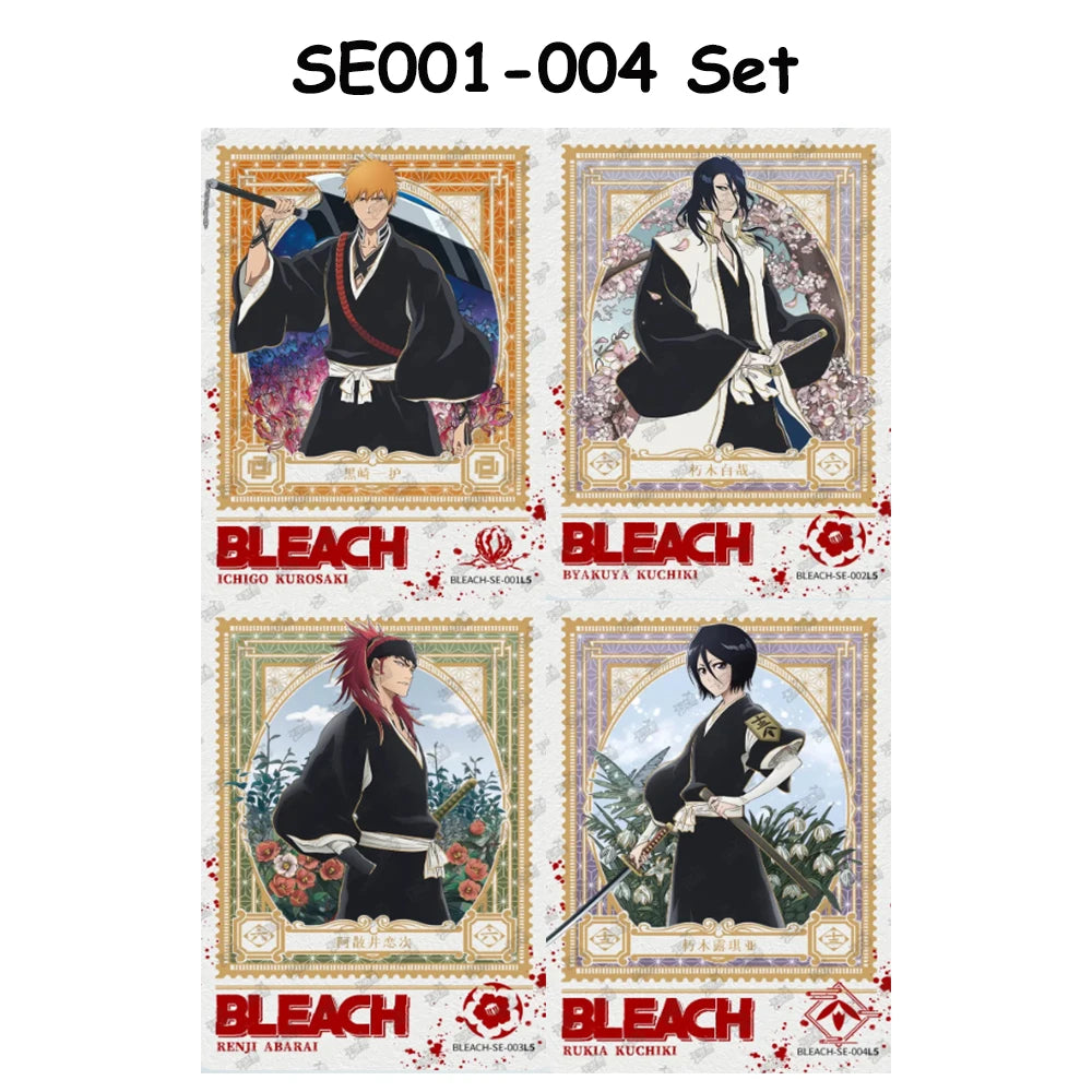 Complete Set Kayou BLEACH Card W1T4 Rare SE\USR\UR\QR\SSR\N Series Japanese Anime Collection Cards Cartoon Decor Kids Toy&Gift
