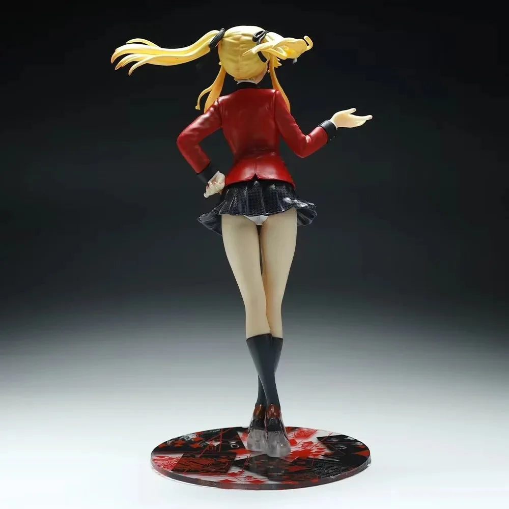 Anime Kakegurui Meari Saotome & Jabami Yumeko Dual Figure PVC Action Doll Collectible Toy Gift for Girls