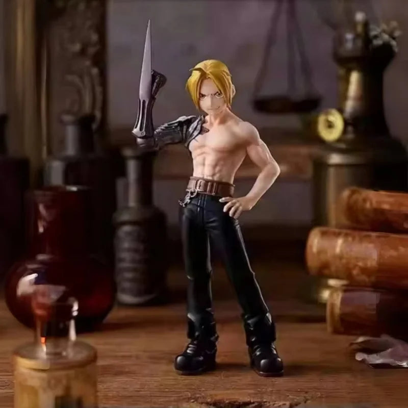 Fullmetal Alchemist Anime Figure - Pop up Parade Roy Mustang Riza Hawkeye Collectible Model Toy for Gifts