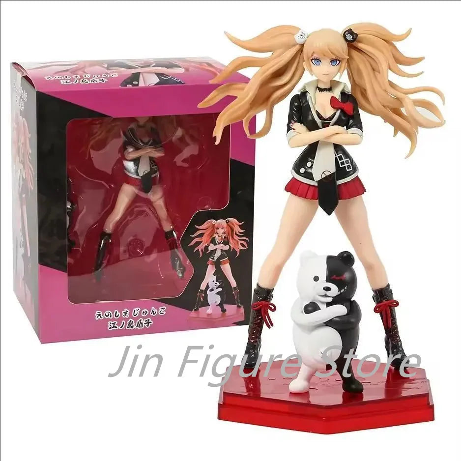 Anime Danganronpa: Trigger Hap Figure 18cm Enoshima Junko Model Doll Pvc Action Figurine Collectible Decor Children Toy Gifts