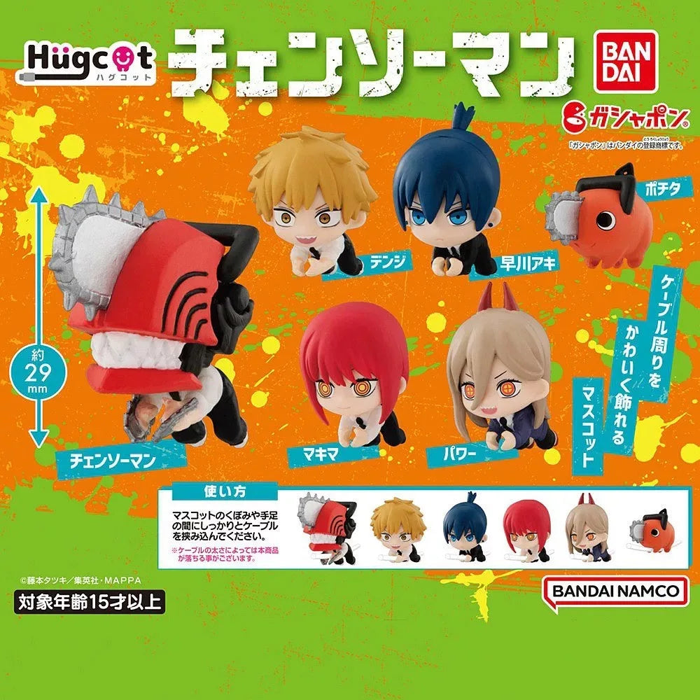 Chainsaw Man Figurines Pochita Denji Makima Power Model Action Anime Figure Cartoon Hug the data cable Ornaments Statues Gift