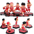 25 CM Anime SLAM DUNK Sakuragi Hanamichi PVC Action Figures Rukawa Kaede Akagi Takenori Mitsui Hisashi Collection Model Toys