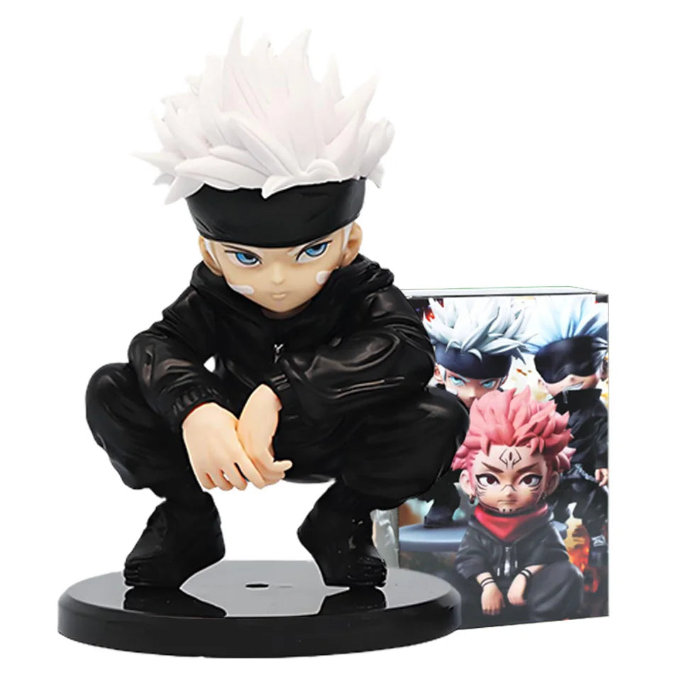 Anime Jujutsu Kaisen Figure Yuta Okkotsu Itadori Yuji Gojo Satori Fushiguro Megumi Kugisaki Toy Car Decoration PVC Model Gift