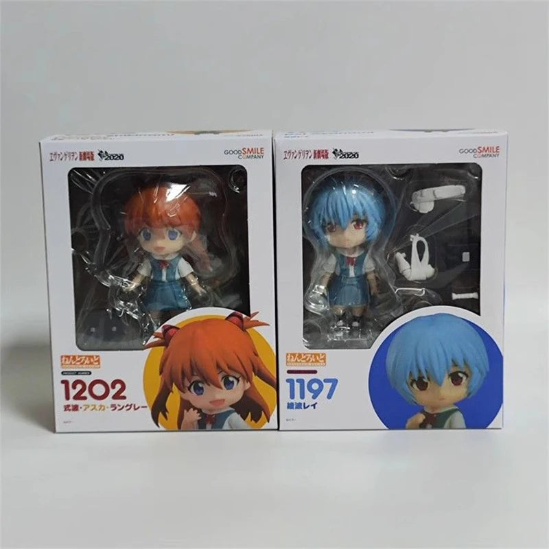 EVA NEON GENESIS EVANGELION Animation Comic Peripheral Toy Asuka Rei Shinji Anime Action Movable Model Figures Collection NTR