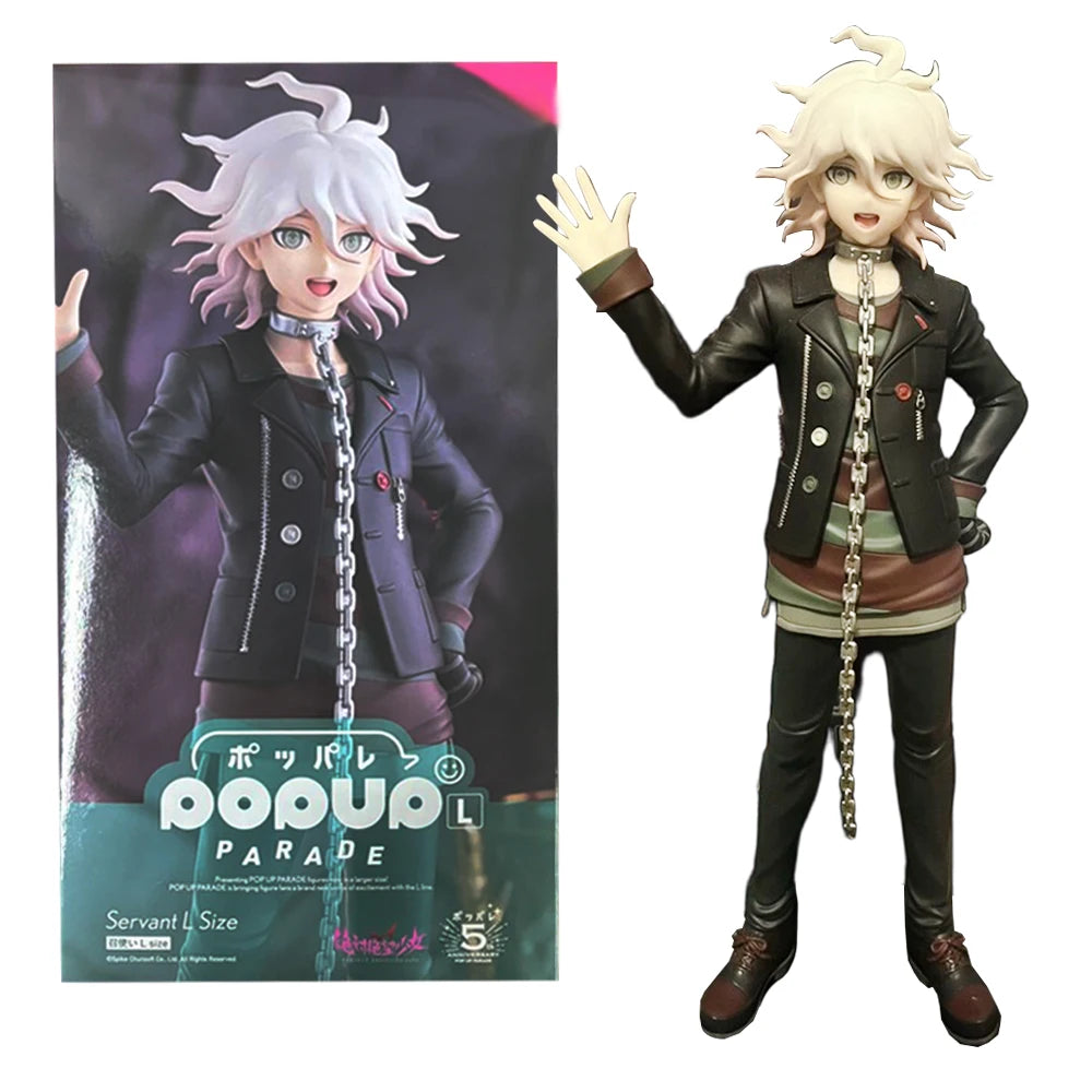20CM Anime Danganronpa Nagito Komaeda Figure PVC Action FigureModel Toys Figure Collection Doll Gift Trigger Happy Havoc Toy