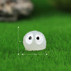 10pcs Dust Elf Glowing Miniature Ornament Studio Ghibli Home Room Party Decor Accessories Cute Kawaii Micro Landscape Decoration