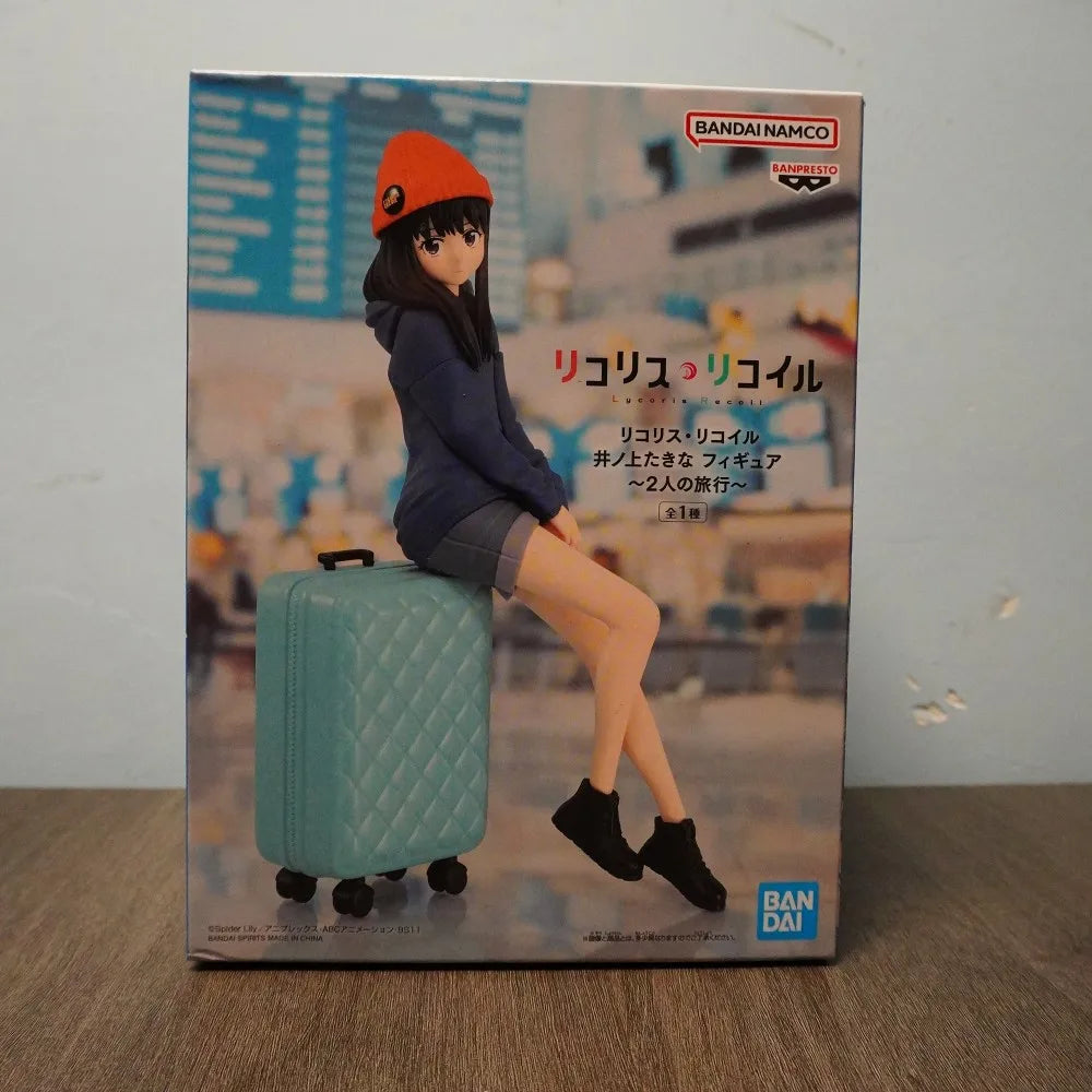 In Stock Lycoris Recoil Chisato Nishikigi Outfit Travel Water Gun Shape Collectible Anime Action Figures Desktop Model Toys Gift