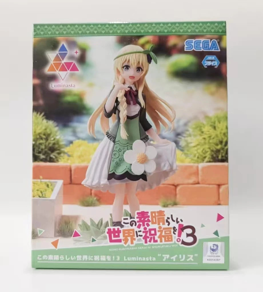 Genuine Sega Konosuba An Explosion On This Wonderful World!3 Luminasta Megumin Alice Aqua Darkness Original Anime Figure Model