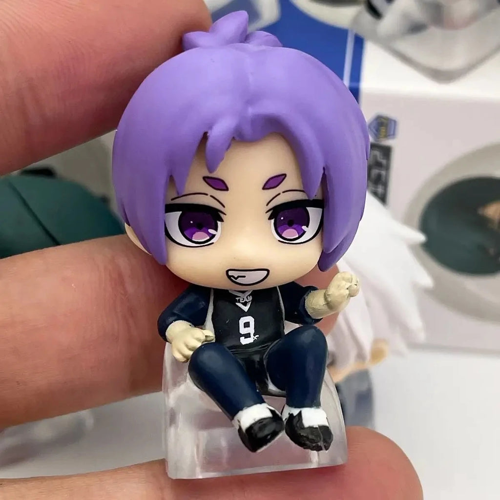 Anime Figure Blue Lock Blind Box Jiro Hayase Hinata Kageura Chigiri Hyoma Capsule Toys Cute Doll Model Desktop Ornament Gift