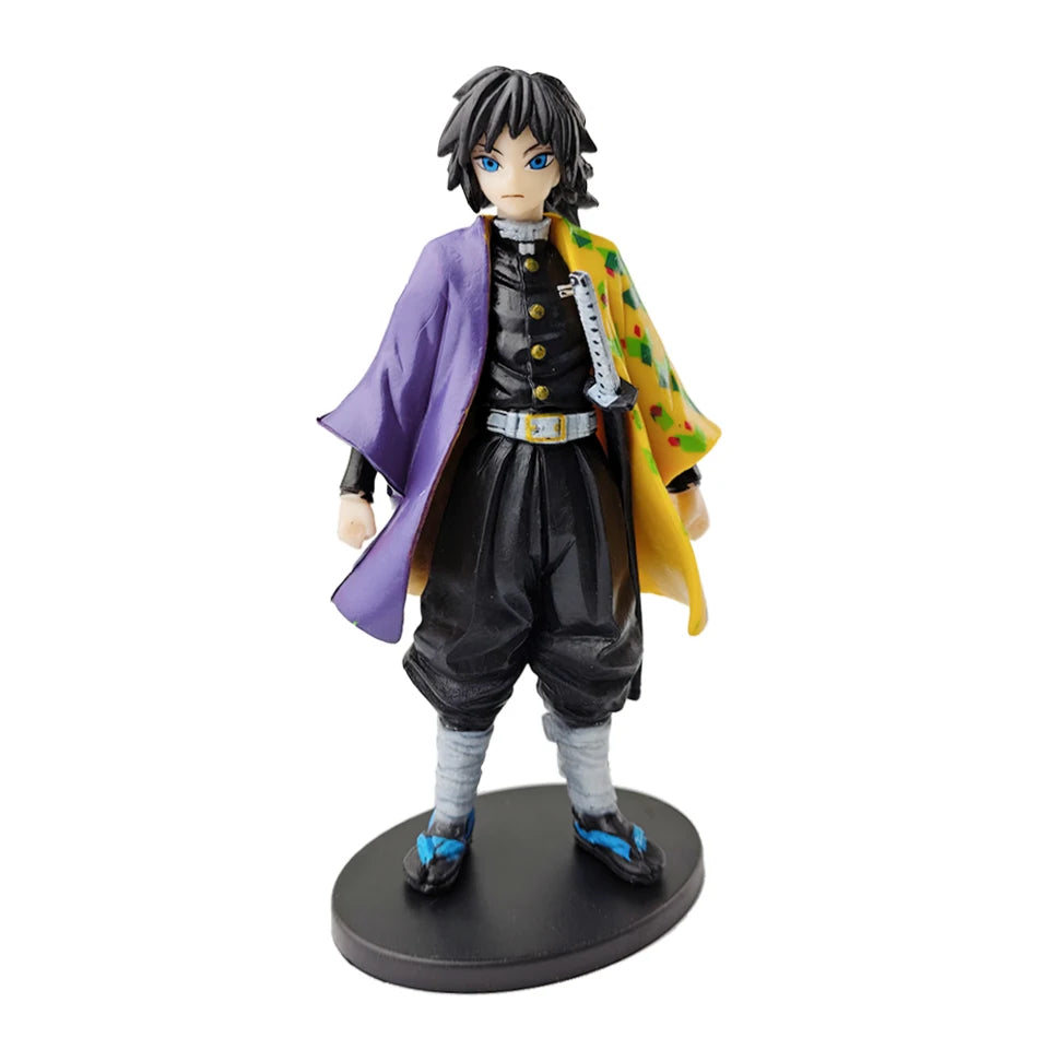 In Stock 16CM Anime Demon Slayer Kimetsu No Yaiba Figure Kamado Tanjirou Action Figure Agatsuma Zenitsu Nezuko PVC Model Toys