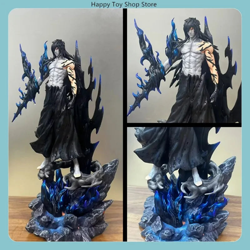 35cm Bleach Ichigo Kurosaki Standing Pose with Base Anime Figure Statue Desktop Decoration Gift