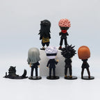 7PCS Jujutsu Kaisen Anime Figure Geto Suguru/Mahito Action Figure Satoru Gojo/Itadori Yuji Figurine PVC Collection Model Toys