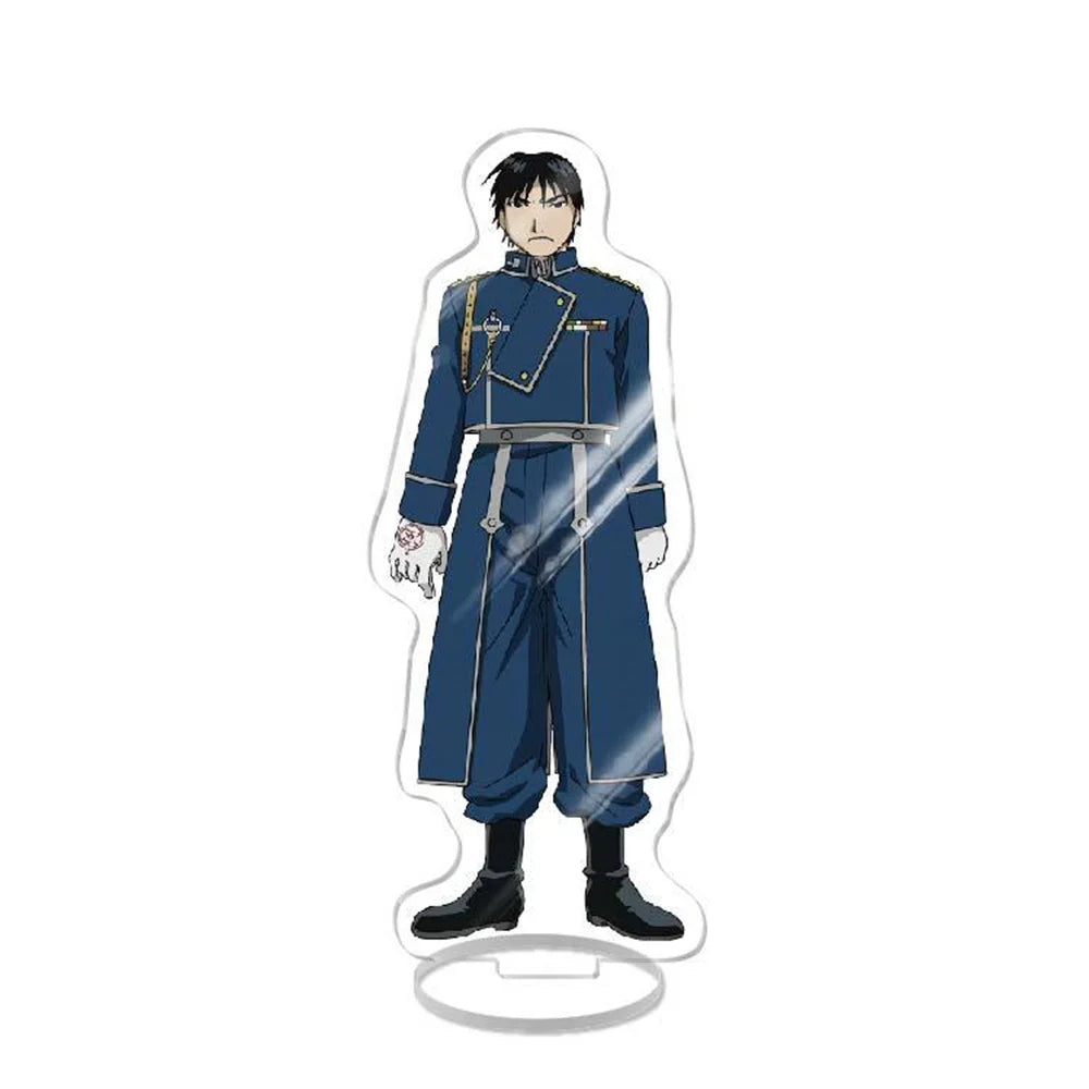 NEW Japan Anime Fullmetal Alchemist Acrylic Stand Model Figure Cosplay Plate Holder Topper Fans Christmas Desk Decor Plate Gift