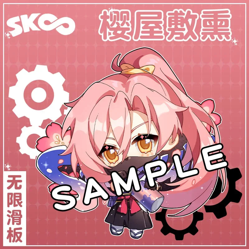 SK8 the Infinity Anime Keychains, Cosplay Figure, Reki Kyan, Langa, Hasegawa, Miya, Cheery Blossom Key Ring, Fans Collection, Pr