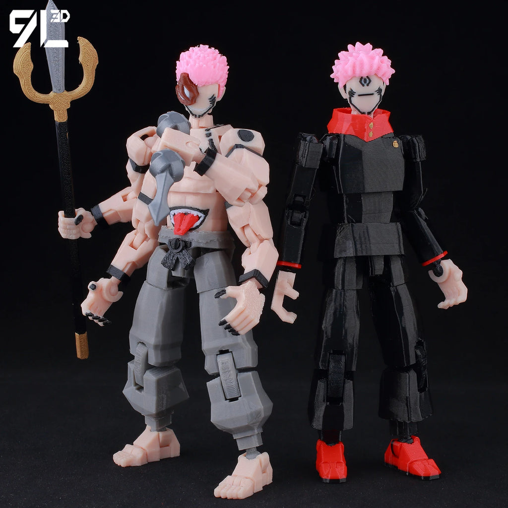 9L3D Lucky13 Gojo Sukuna Jujutsu Fushiguro Toji Gojo Satoru Action Figure Dummy13 T13 Multi-Jointed Collectible Toys Titan13