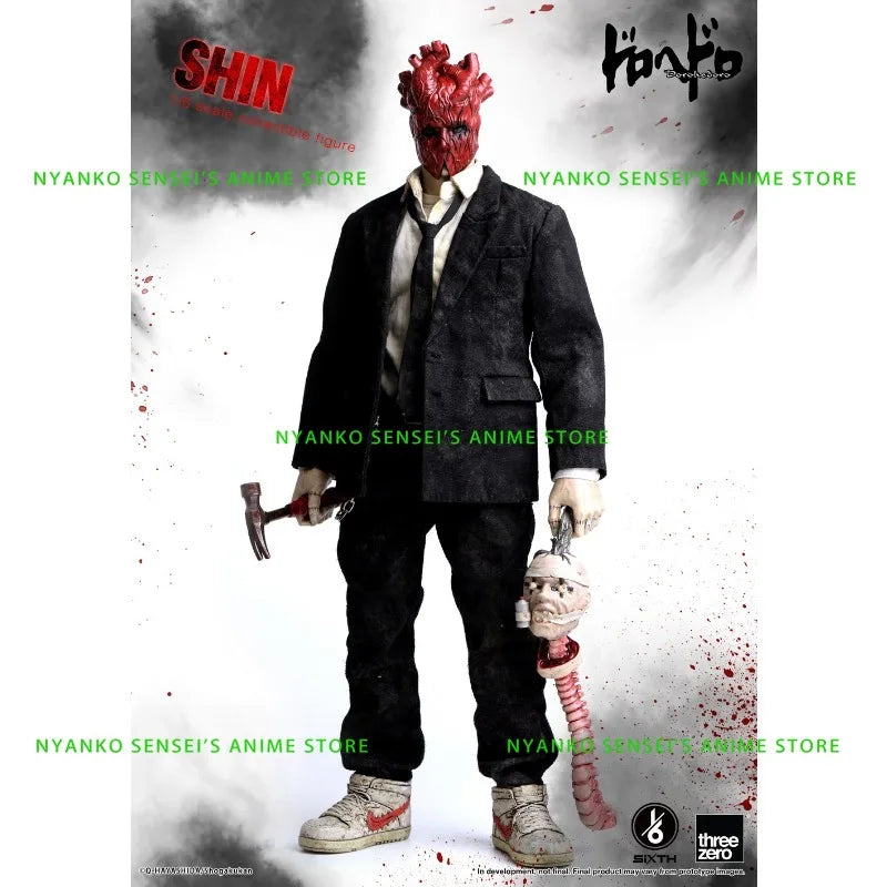 In Stock Threezero Dorohedoro Shin 3Z05610W0 1/6 Scale Action Figure Anime Models Toy Doll Gift Hobby Collectible