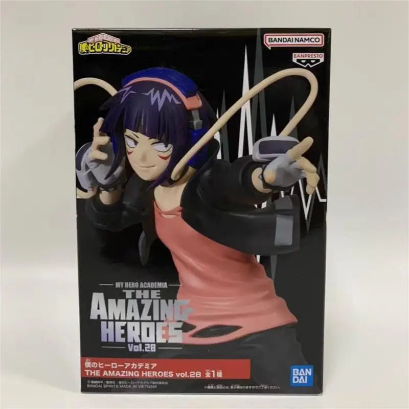 Anime Original Bandai My Hero Academia Jiro Kyoka PVC Action Figures Collect Decorative Model Figurine Toys Birthday Gift 12cm
