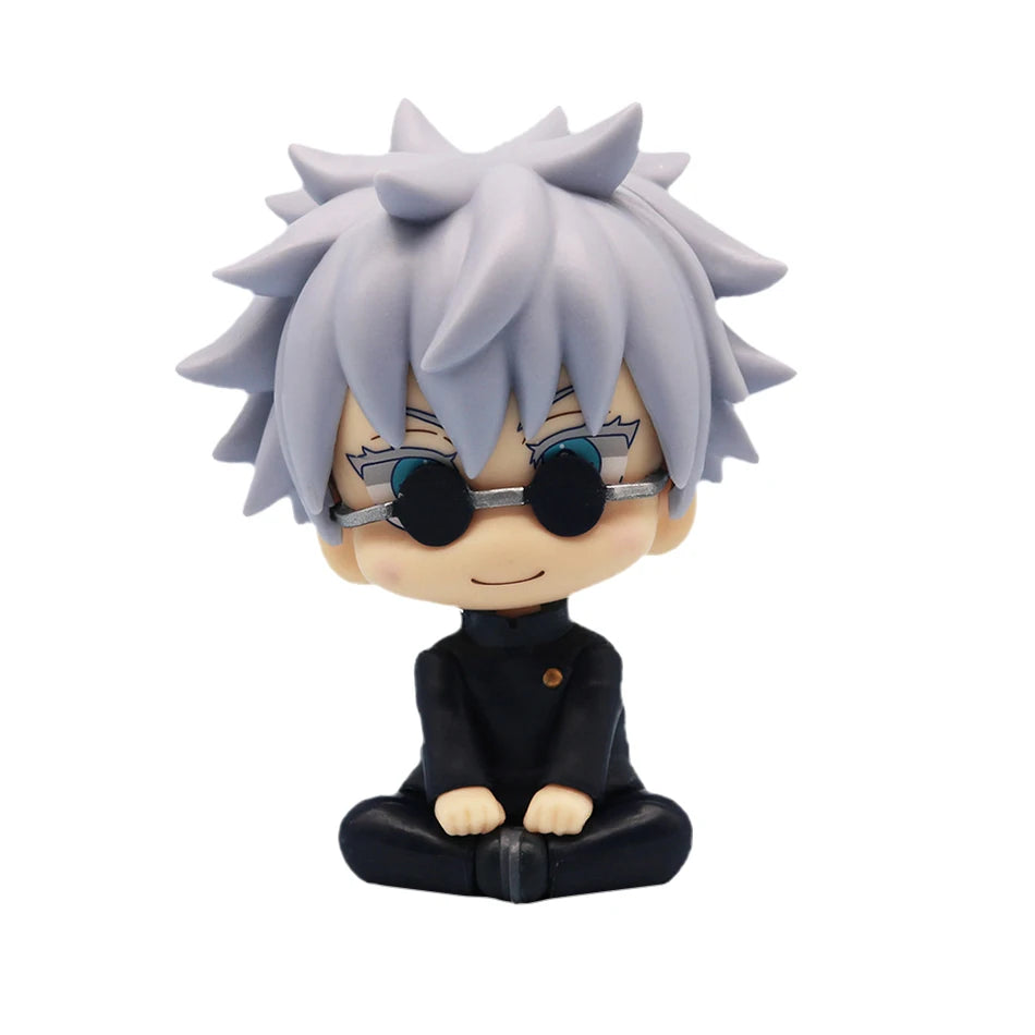 10cm Jujutsu Kaisen Mini Figures Satoru Gojo Figure Action Geto Suguru Figurine Q Version Anime Model PVC Collection Toys Statue