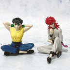 YuYu Hakusho Anime Figure Set 8cm Action Figure Urameshi Yusuke And Kurama Noodle Cover Figurines PVC Collectible Pair