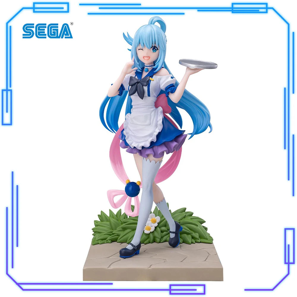 In Stock SEGA Original Genuine Anime Kono Subarashii Sekai Ni Shukufuku O! 3 Aqua Luminasta 18cm Collections Model Toy Figures