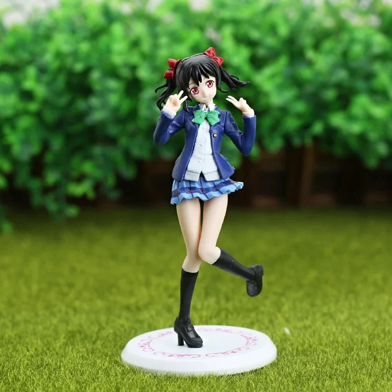 15CM Amine LoveLive! School Idol Project Figure School Uniform Yazawa Model Dolls Nozomi Tojo Toy Gift Maki Nishikino Honoka