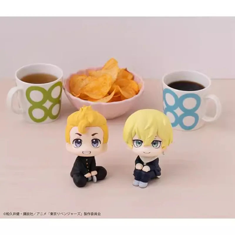 In Stock Original Bandai Megahouse Look Up Tokyo Revengers Manjiro Sano Draken Chifuyu Matsuno Anime Action Figure Toys