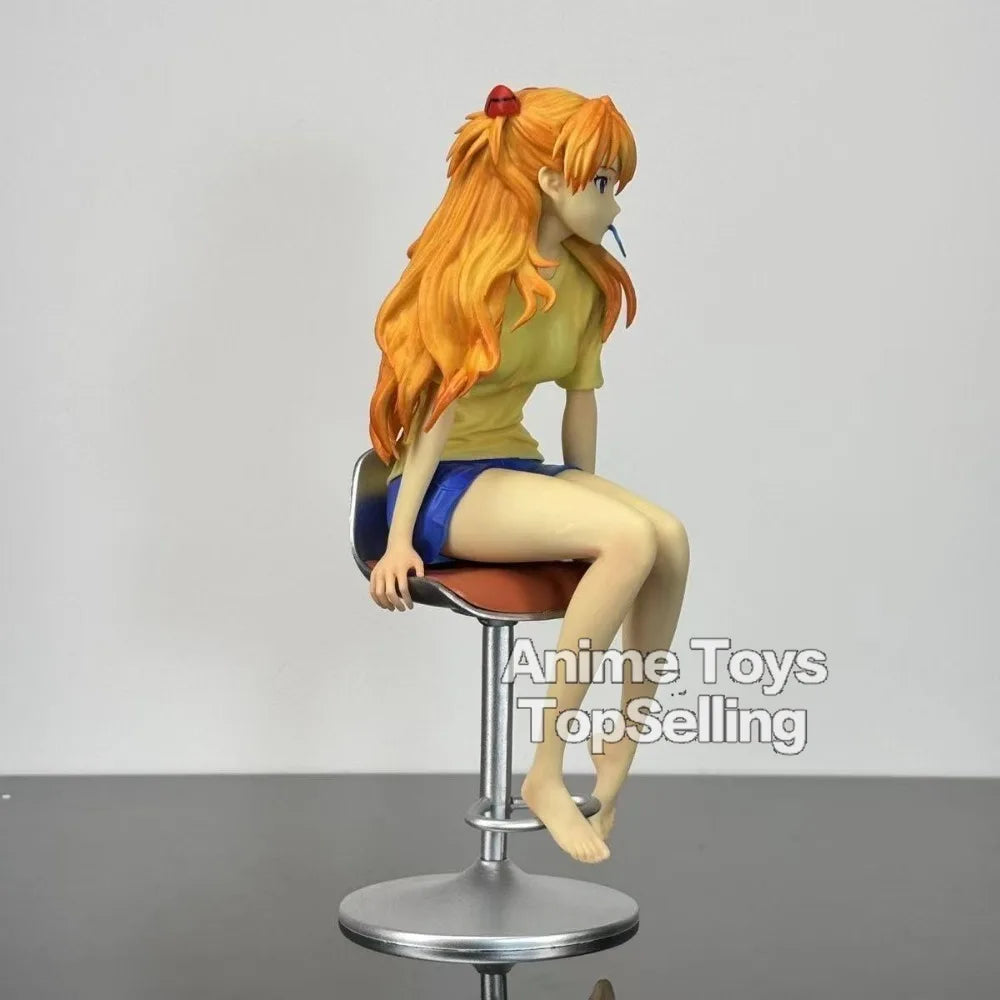 22cm Anime New Century Evangelion Figure Asuka Langley Soryu Action Figures Pvc Collection Model Toys for Gifts