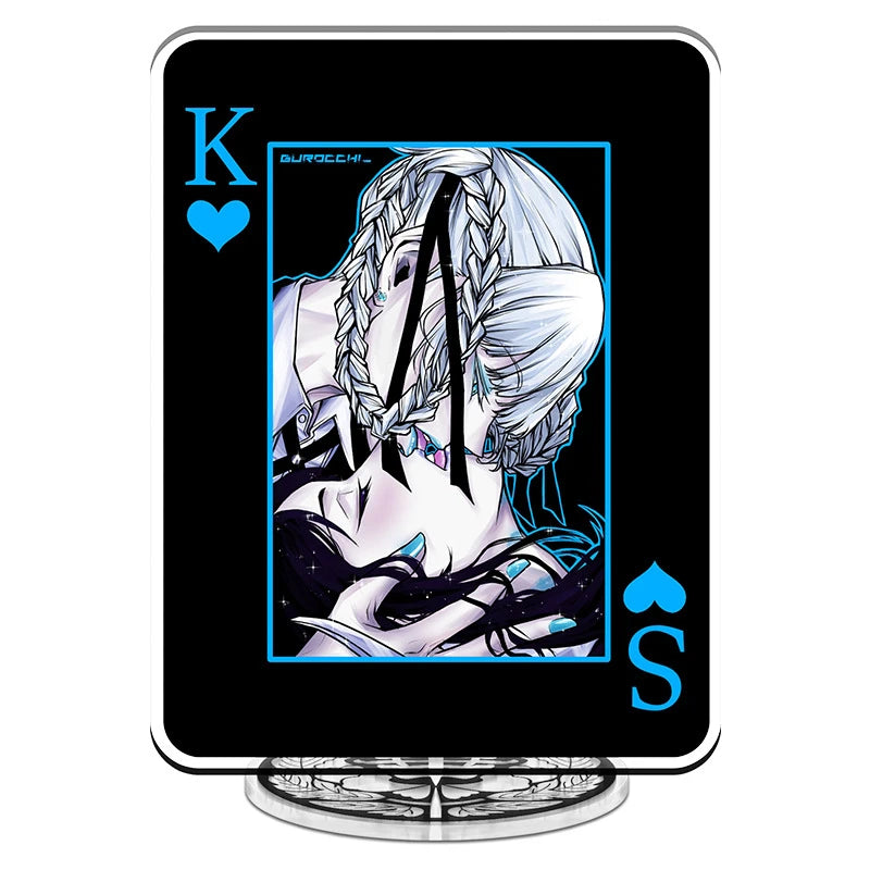 Anime Kakegurui Acrylic Stand figure Yumeko Jabami/Mary Saotome/Kirari Momobami Stand Plate Cosplay Prop Decor Cartoons Gifts