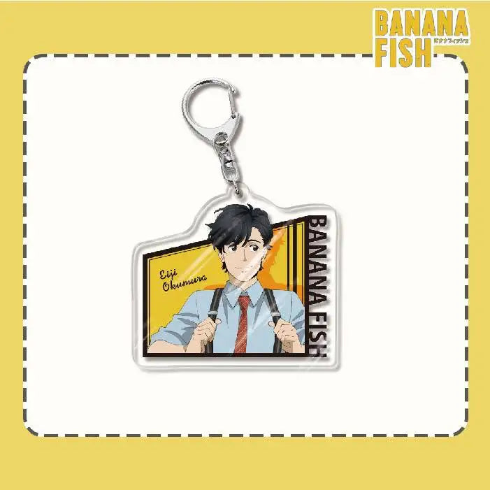BANANA FISH ANIME ASH 6CM chaveiro cute keychain  portachivi