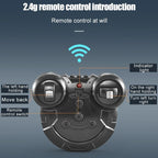 Cada 575Pcs Warrior H2 Remote Control Car Building Blocks City Racing Car AWD SUV RC Bricks Gifts Toys for Children