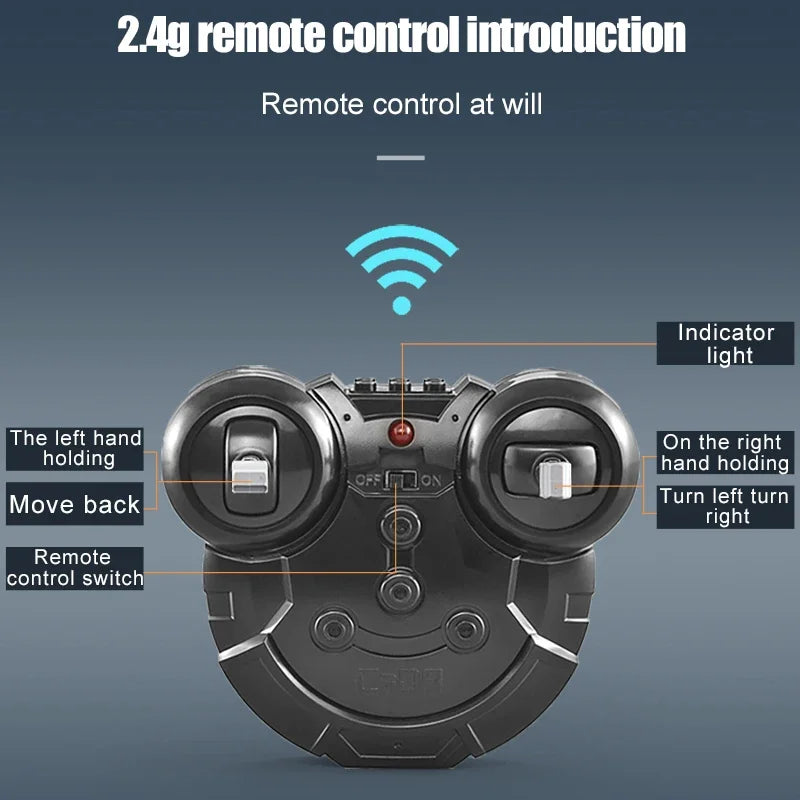 Cada 575Pcs Warrior H2 Remote Control Car Building Blocks City Racing Car AWD SUV RC Bricks Gifts Toys for Children