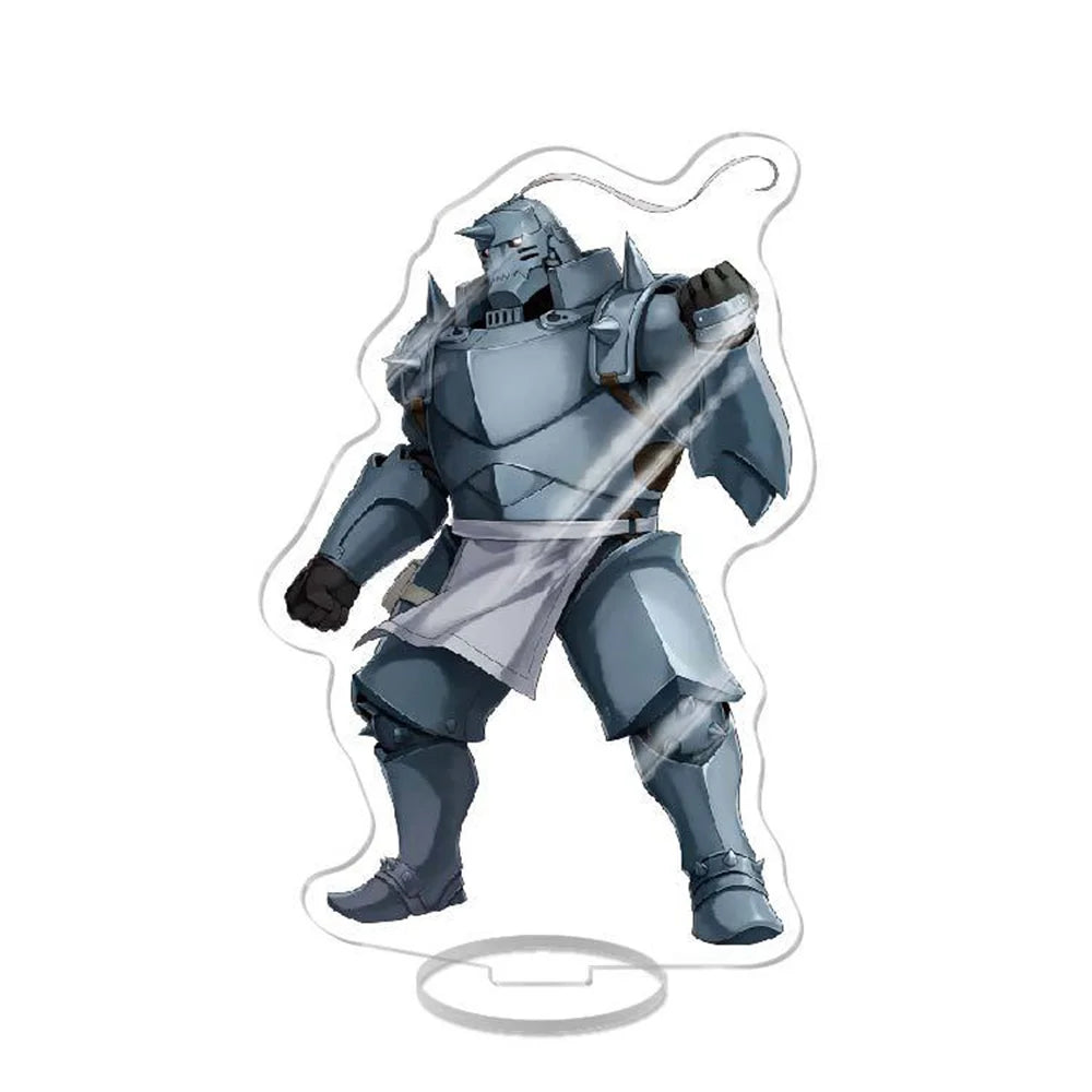 NEW Japan Anime Fullmetal Alchemist Acrylic Stand Model Figure Cosplay Plate Holder Topper Fans Christmas Desk Decor Plate Gift