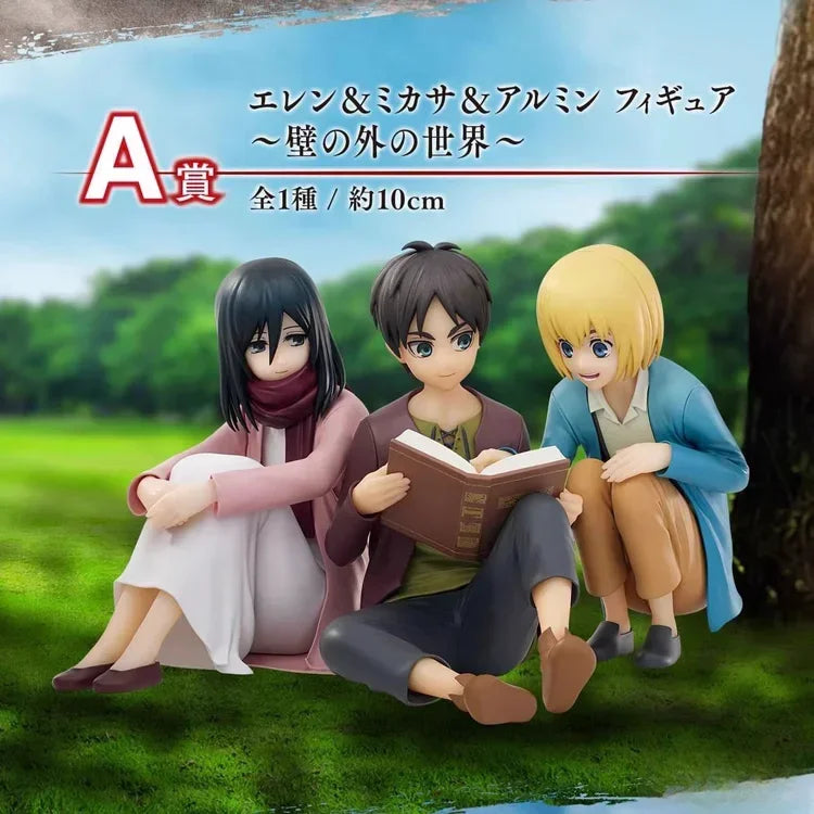 Bandai Original Action Figures Anime Attack on Titan Ichiban Kuji Hange Zoe Levi Ackerman PVC Model Collectible Toys Gift Figure