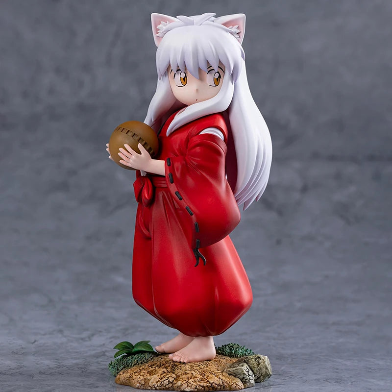 Inuyasha Anime Figures Cute Inuyasha Sesshoumaru Action Figurine Childhood Standing InuYasha PVC Model Collection Decor Toy Gift