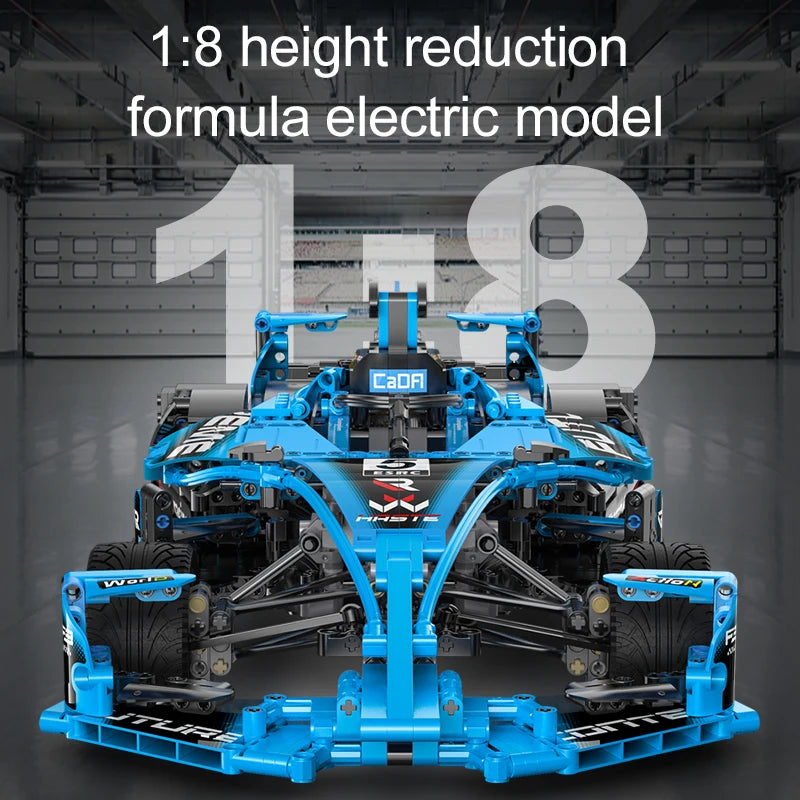 Cada 1667Pcs Remote Control Super Drift Racing Car Building Blocks City RC Extreme Sports Vehicle Bricks Toys For Kids