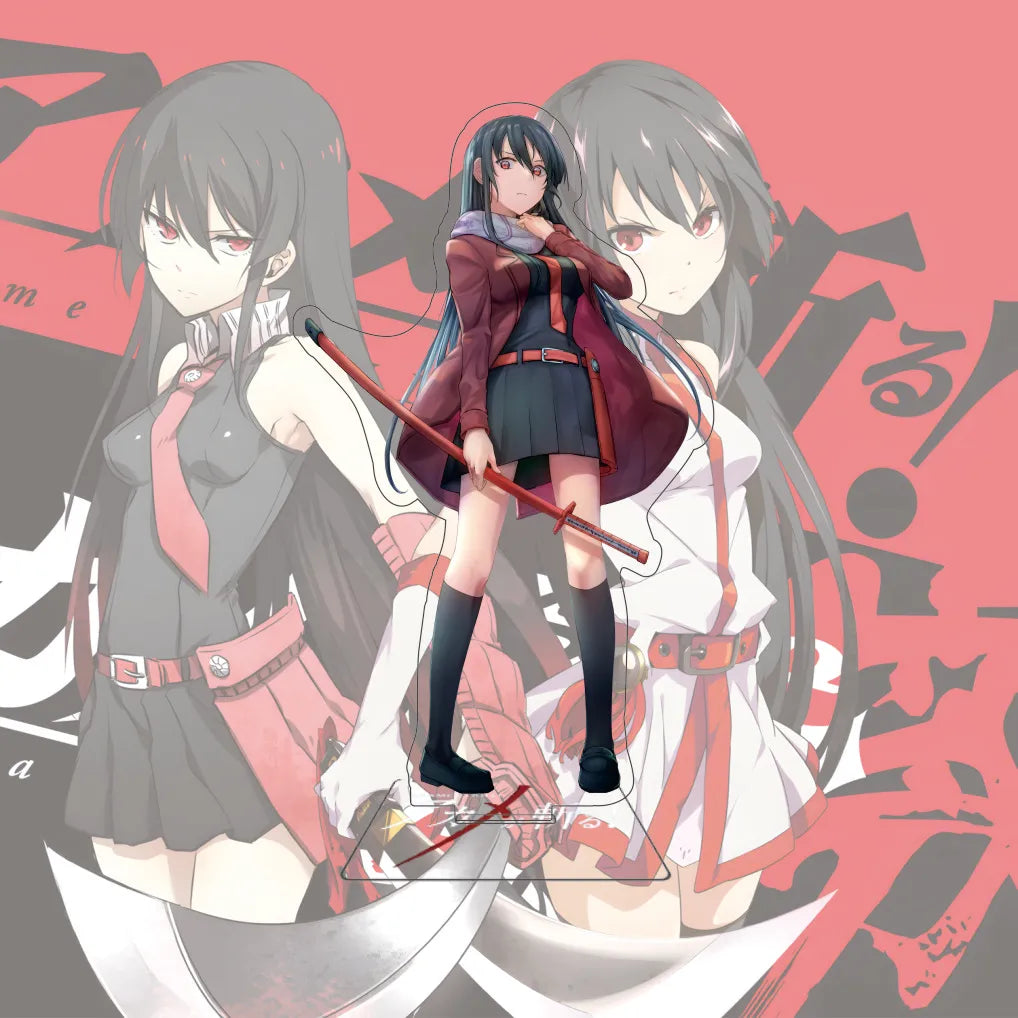 Anime Akame ga KILL 15cm Acrylic Stand Model Cosplay Characters Ornament Accessories Goods Collection Gifts