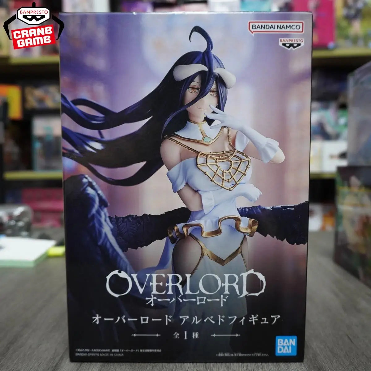 BANDAI NAMCO BANPRESTO Albedo Figure Overlord Anime Action Figures PVC Model Collectible Toys Gifts In Stock Genuine Original