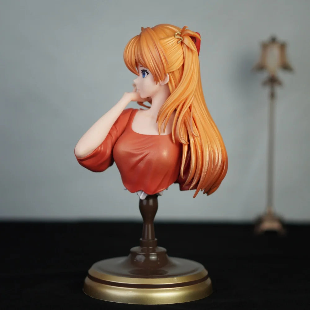 23cm/9.06in Anime Neon Genesis Evangelion Figure Asuka Langley Soryu Action Figures Pvc Statue Collection Model Toys Gifts