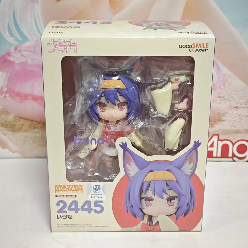 Original No Game No Life Hatsuse Izuna 2445 Q Ver. Anime Figure Action Figurine PVC Toys Model Toys for Children Collector
