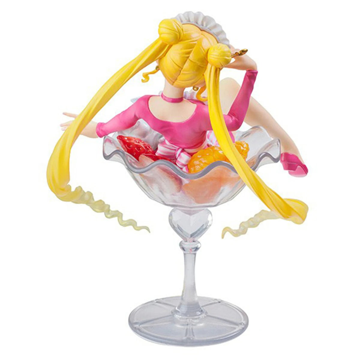 Kawaii Anime Sweeties Sailor Moon Tsukino Usagi Fruit Ice Cream Ver. PVC Action Figure Statue Collectible Model Kids Toys Doll