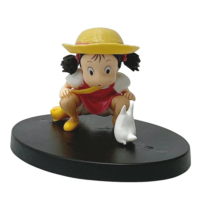 1-12pcs Anime Miyazaki Hayao Series Totoro Figure Mini Statue Cute Toys Room Ornaments Pvc Figures Toy Kid Gifts Collecctibles