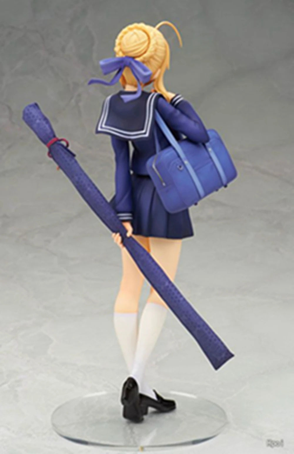 22CM Anime Fate/Stay Night Altria Pendragon Figure 1/7 School Uniform Dress Up Model Toy Gift Collection Action Figure PVC