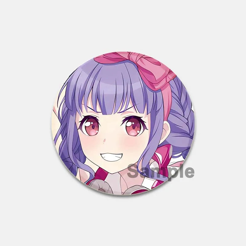Anime Love Live! Brooch for Backpack Cartoon Figure Honoka Kousaka/Maki Nishikino Lapel Pins Badge Accessorie Clothes Decoration