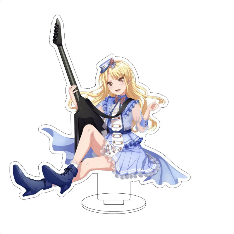 Anime BanG Dream! Acrylic Stand Ornaments Kasumi Toyama Ran Mitake Aya Maruyama Yukina Minato Figure Stand Halloween Gifts