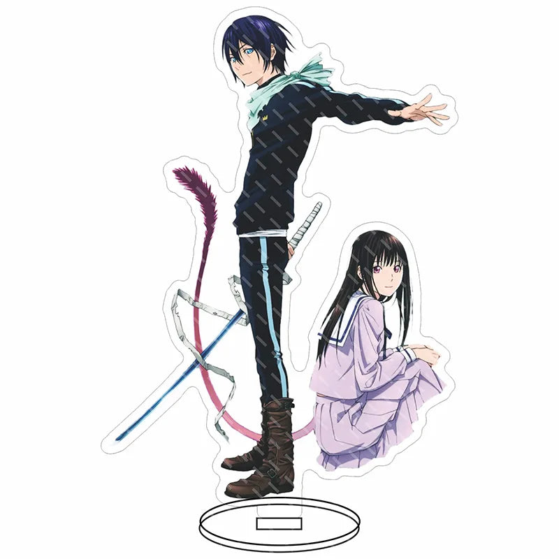 Anime Noragami Cartoon Figure Acrylic Stands YATO Yukine Iki Hiyori Figure Standing Sign Desktop Model Decor Xmas Gift
