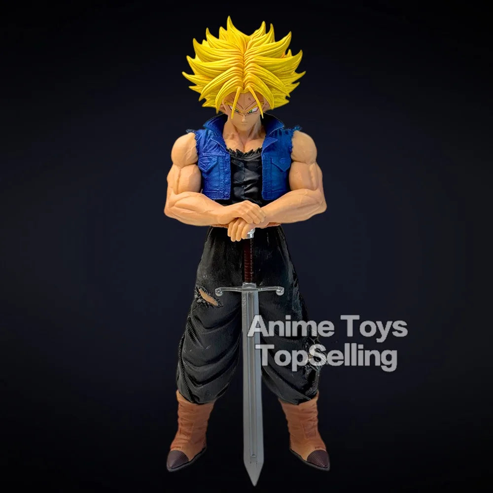 25cm/9.84in Anime Dragon Ball Z Figure Trunks Action Figures Pvc Statue Collection Model Toys for Children Gifts